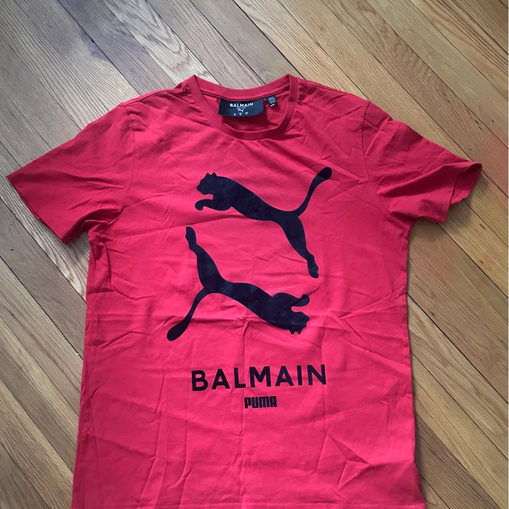 Puma Red Short Sleeve Tee